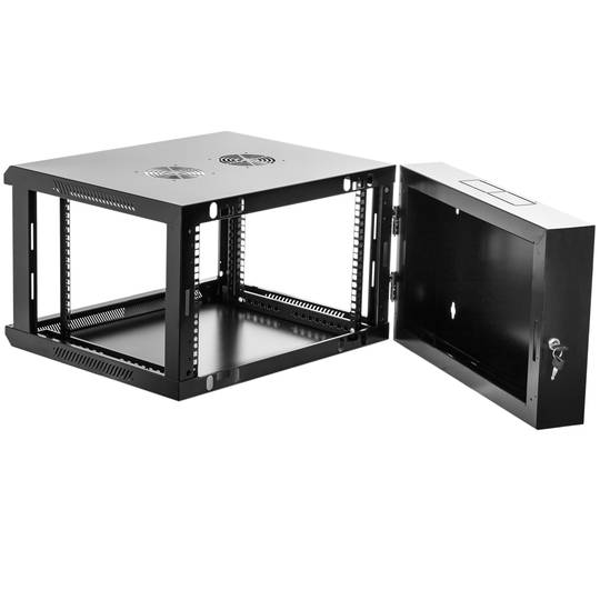 Server rack cabinet 19 inch 6U 600x600x370mm swivel wallmount SOHORack by RackMatic
