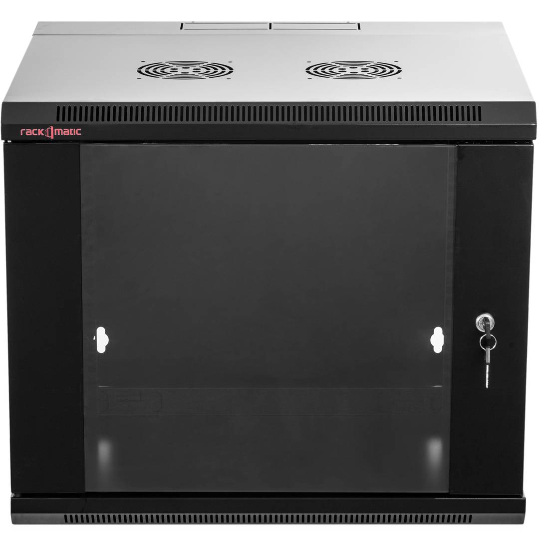 Armadio rack da muro 19'' basculante 9U 600x600x500mm parete SOHORack de RackMatic