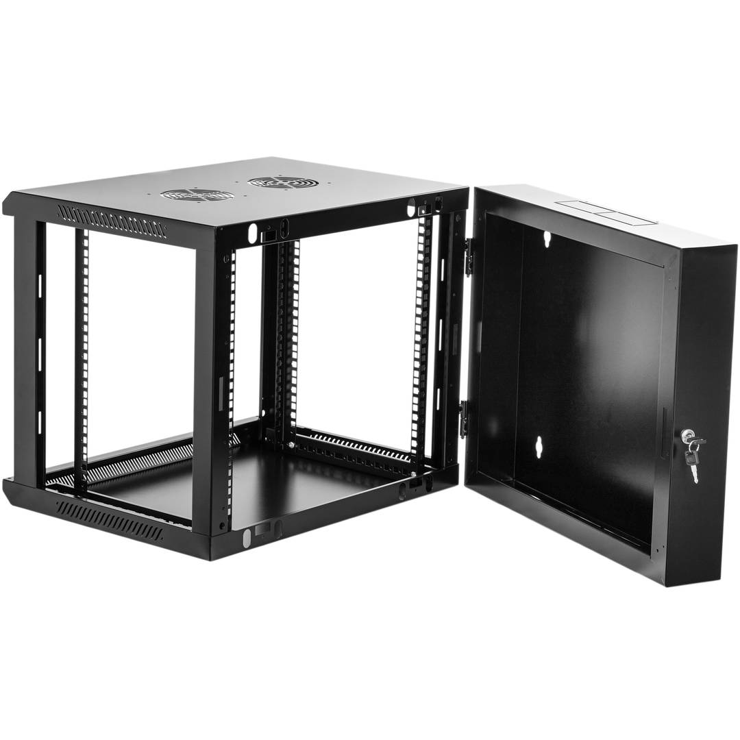 Armadio rack da muro 19'' basculante 9U 600x600x500mm parete SOHORack de RackMatic