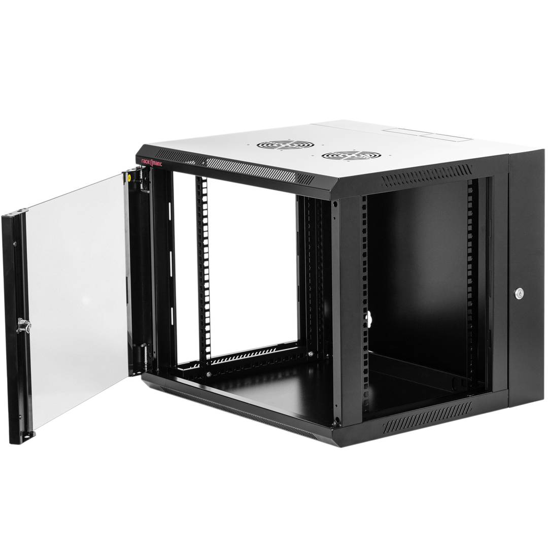 Armadio rack da muro 19'' basculante 9U 600x600x500mm parete SOHORack de RackMatic