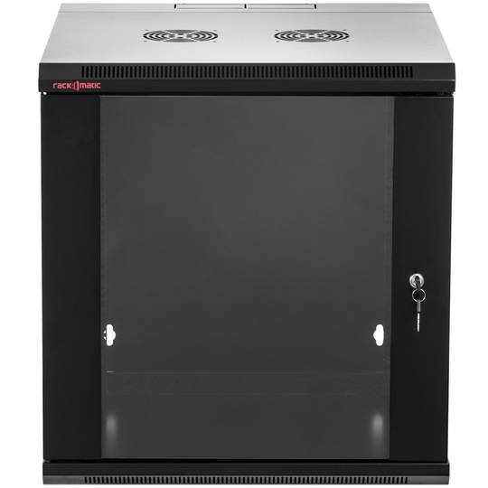 Armari rack mural 19'' pivotant 12U 600x600x635mm paret SOHORack de RackMatic