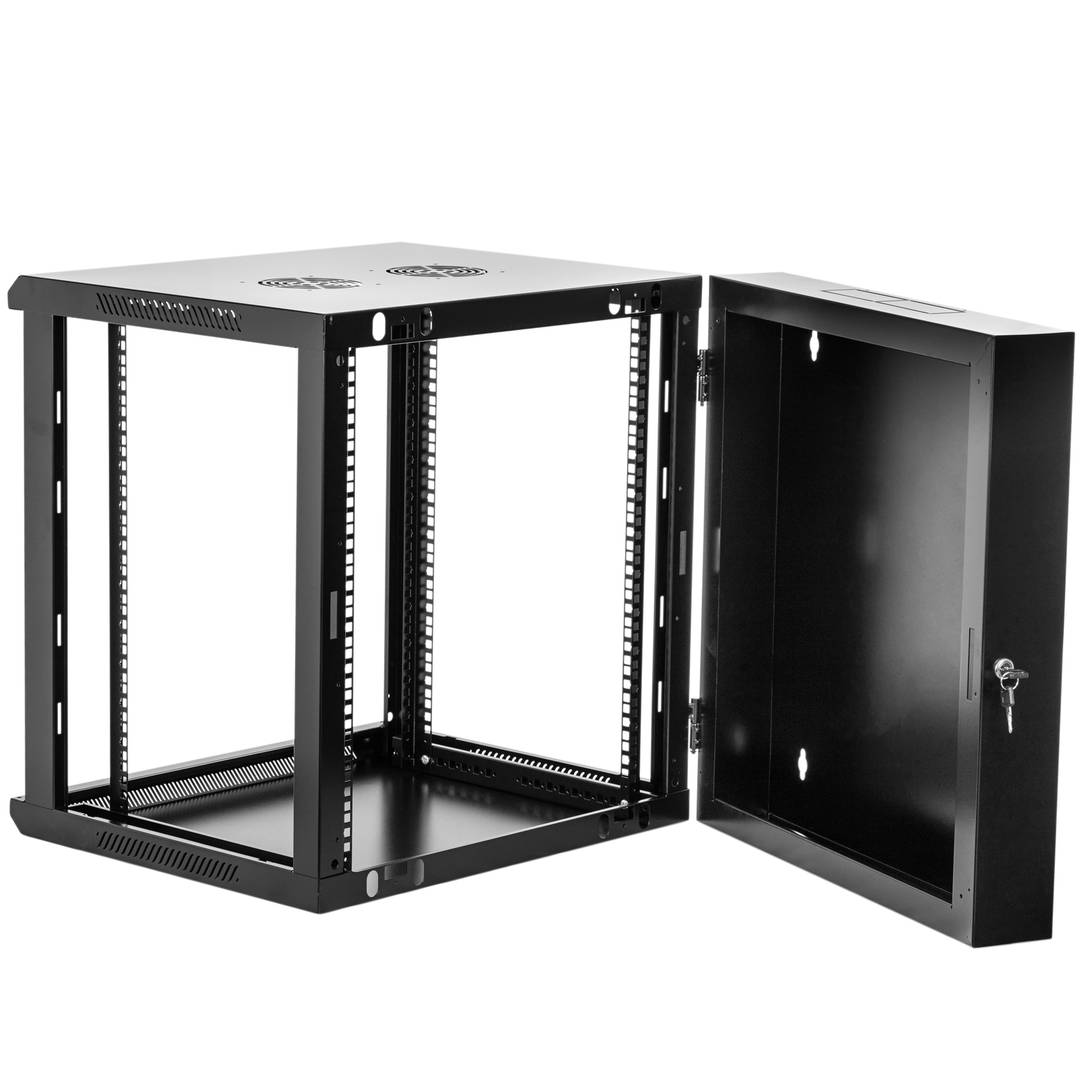 Server rack cabinet 19 inch 12U 600x600x635mm swivel wallmount SOHORack by RackMatic