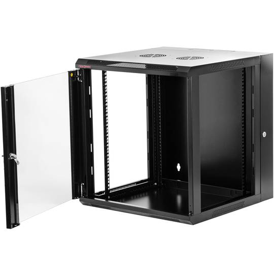 Armari rack mural 19'' pivotant 12U 600x600x635mm paret SOHORack de RackMatic