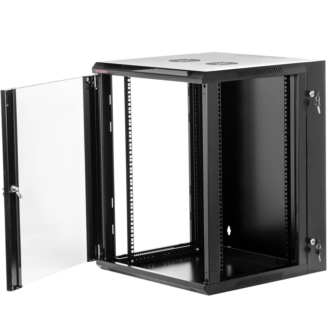 Server rack cabinet 19 inch 15U 600x600x770mm swivel wallmount SOHORack by RackMatic