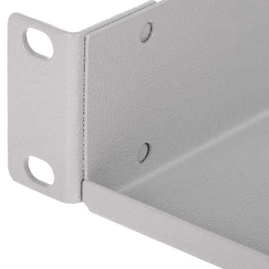 Vassoio di fissaggio frontale 1U e profondità 250 mm bianco
