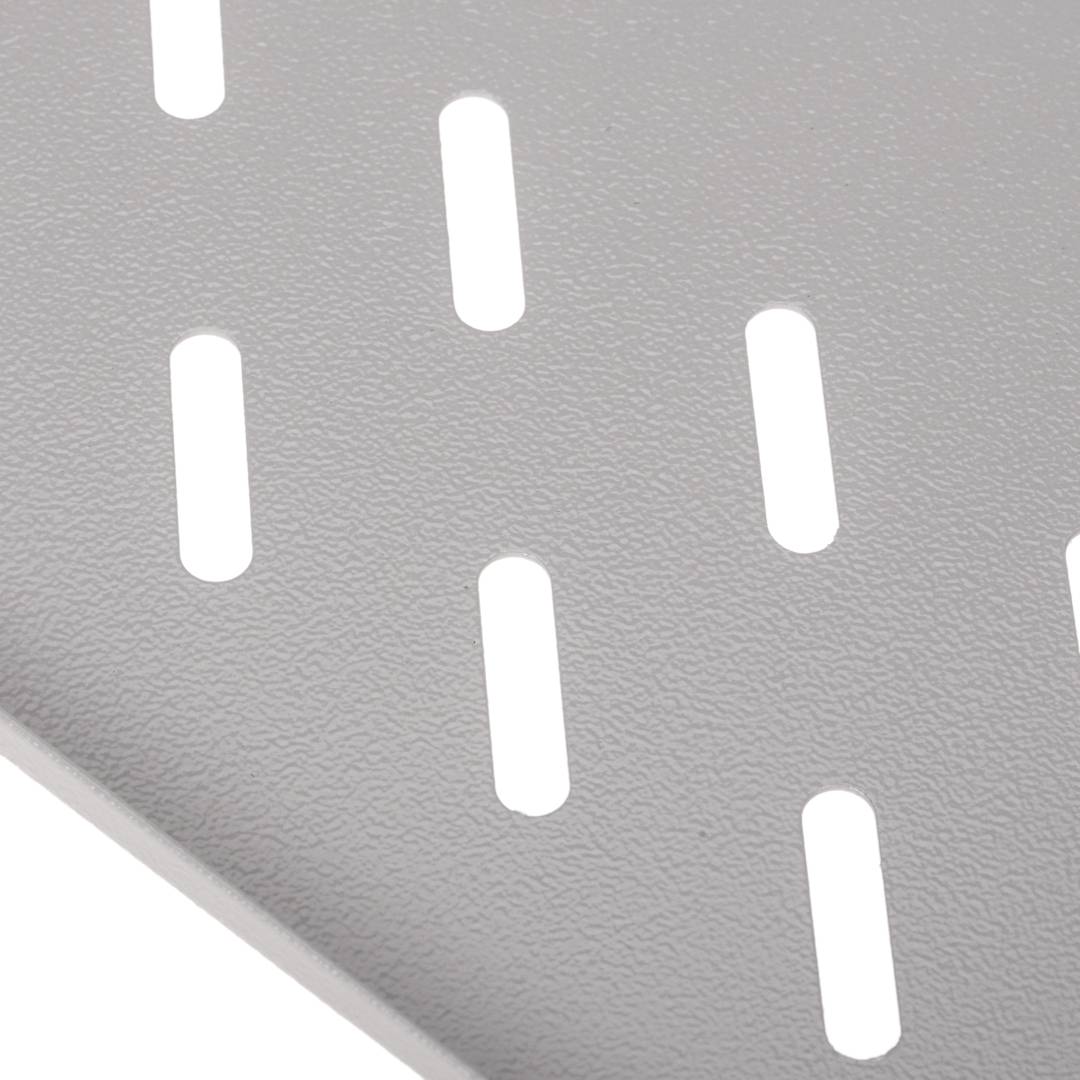 Vassoio di fissaggio frontale 1U e profondità 250 mm bianco