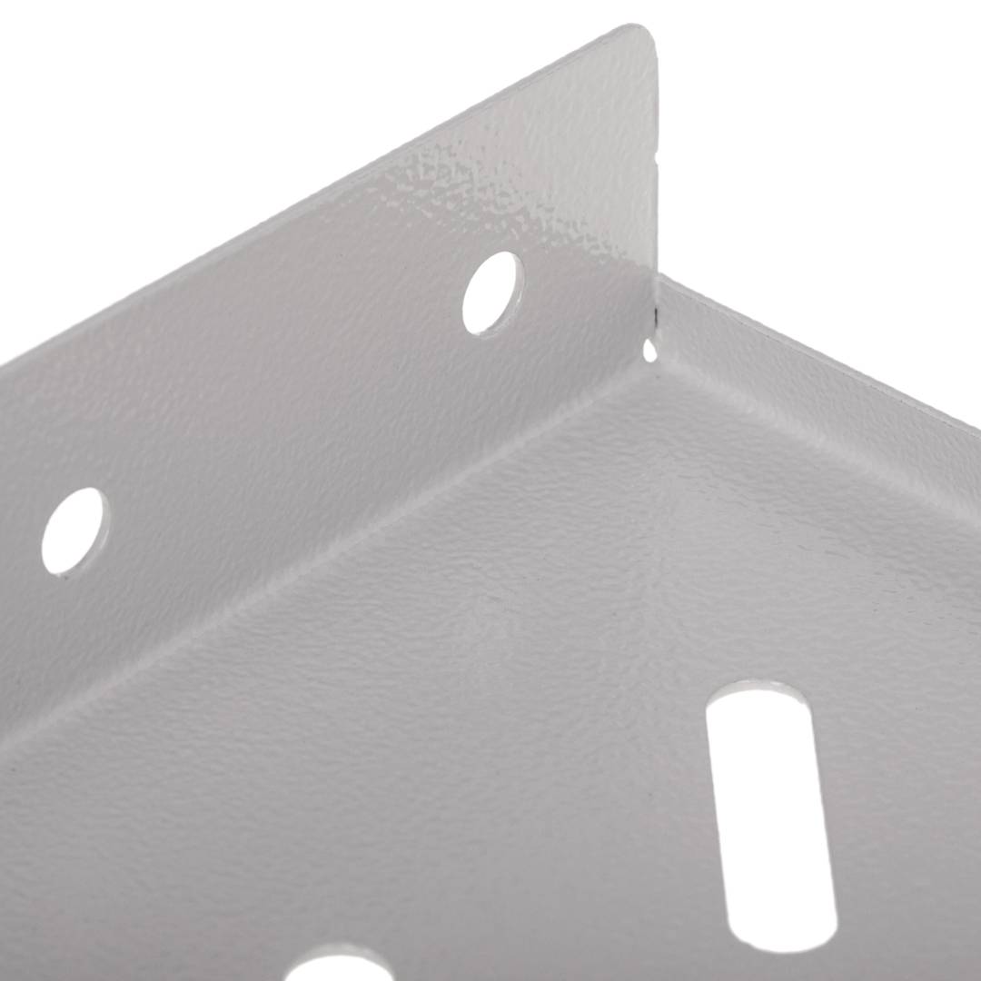 Vassoio di fissaggio frontale 1U e profondità 250 mm bianco