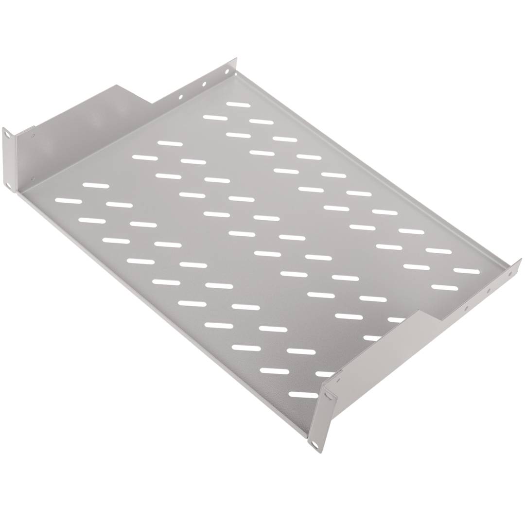 Vassoio di fissaggio frontale 2U e profondità 350 mm bianco