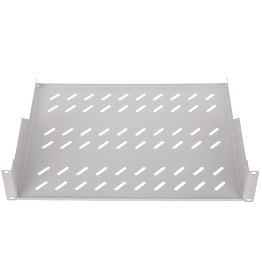 Vassoio di fissaggio frontale 2U e profondità 350 mm bianco