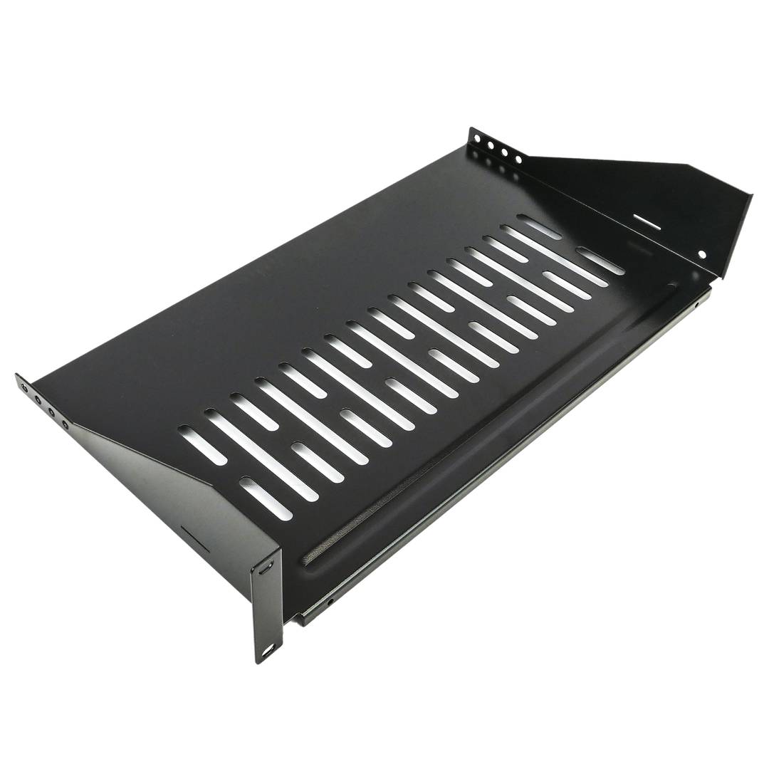 Safata rack de fixació frontal de 2U i profunditat 255 mm