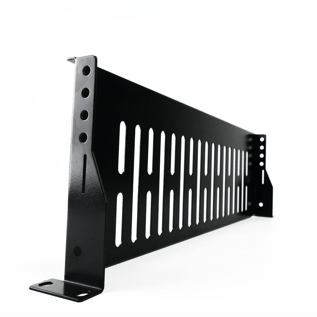 Rack mounting tray 1U front fixation and 150mm depth - RackMatic