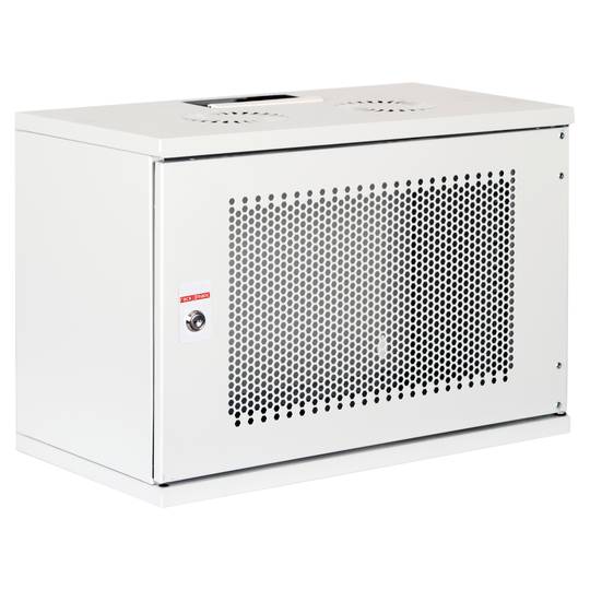 Rack19 wall-mounted 07U F300 RackMatic SOHORack DIY white Perforated