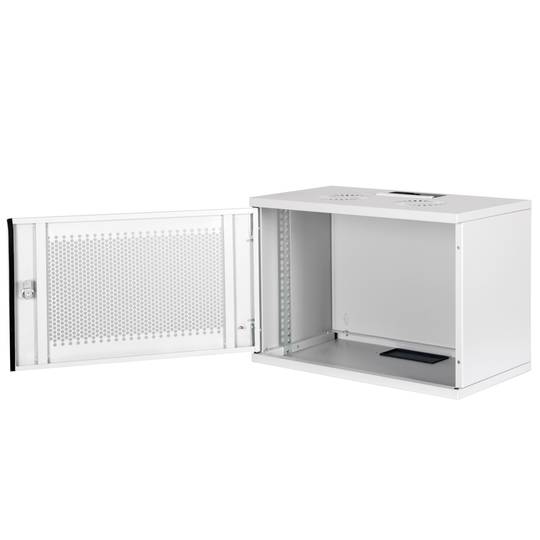 Rack19 wall-mounted 07U F300 RackMatic SOHORack DIY white Perforated