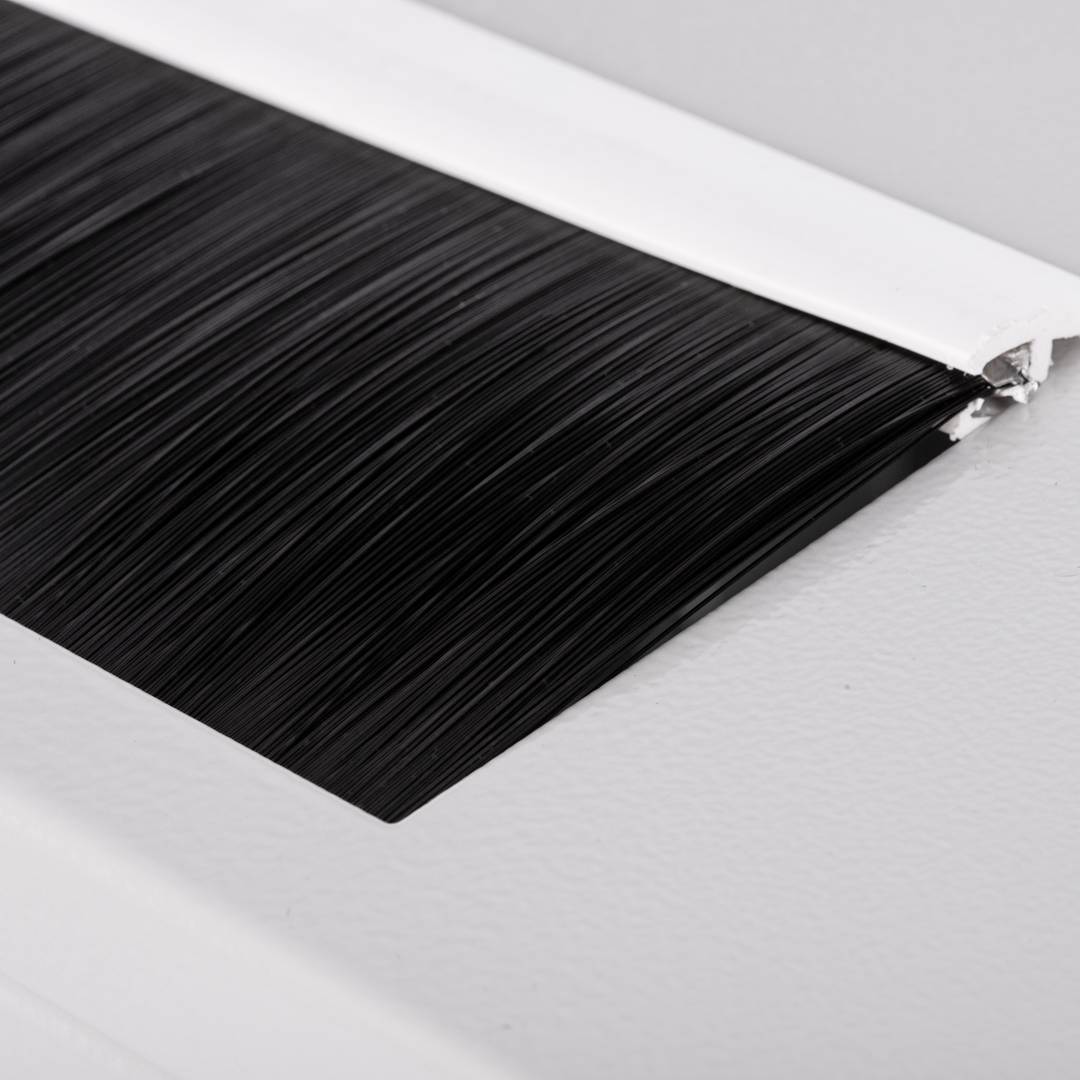 Rack19 naścienny 09U F400 RackMatic SOHOrack DIY biały Perforowany