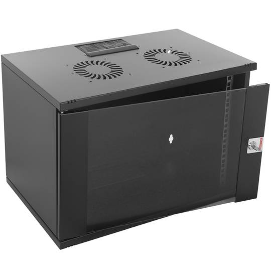 Rack19 montado na parede 07U F500 RackMatic SOHORack DIY