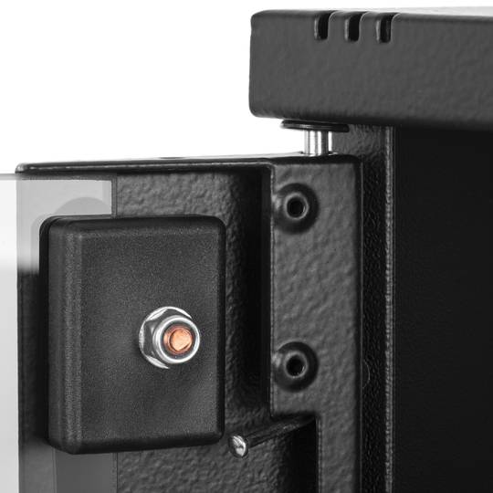 Rack19 montado na parede 12U F500 RackMatic SOHORack faça você mesmo