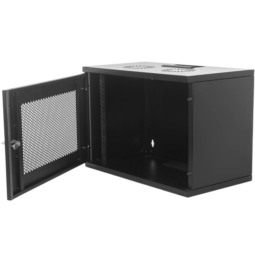 Rack19 wallmounted 07U F500 RackMatic SOHORack DIY Perforated Cablematic