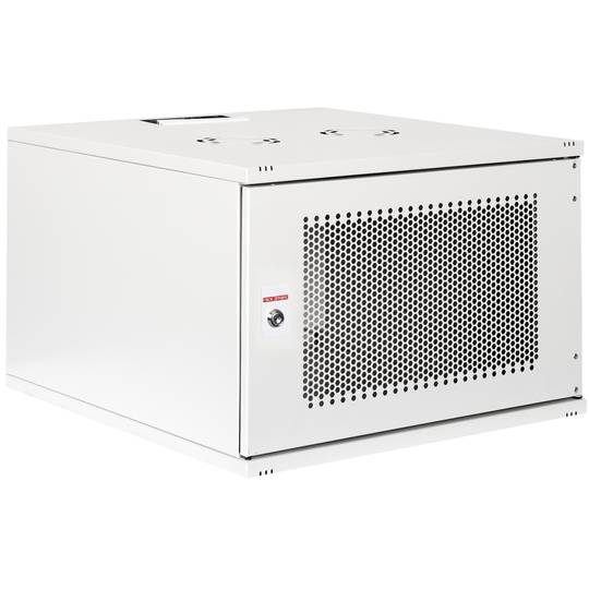 Rack19 wall-mounted 07U F500 RackMatic SOHORack DIY white Perforated