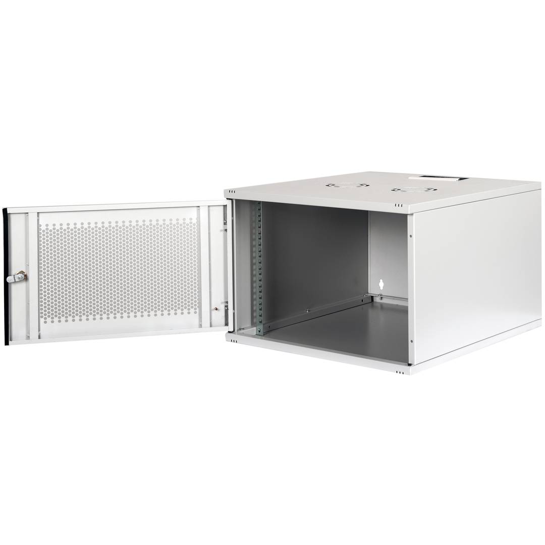 Rack19 wall-mounted 07U F500 RackMatic SOHORack DIY white Perforated