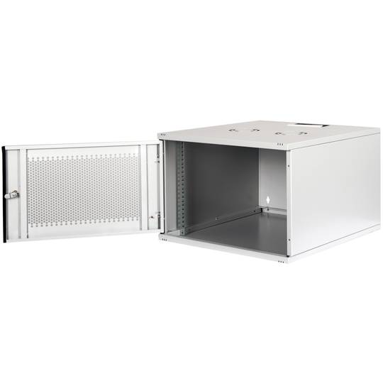 Rack19 wall-mounted 07U F500 RackMatic SOHORack DIY white Perforated