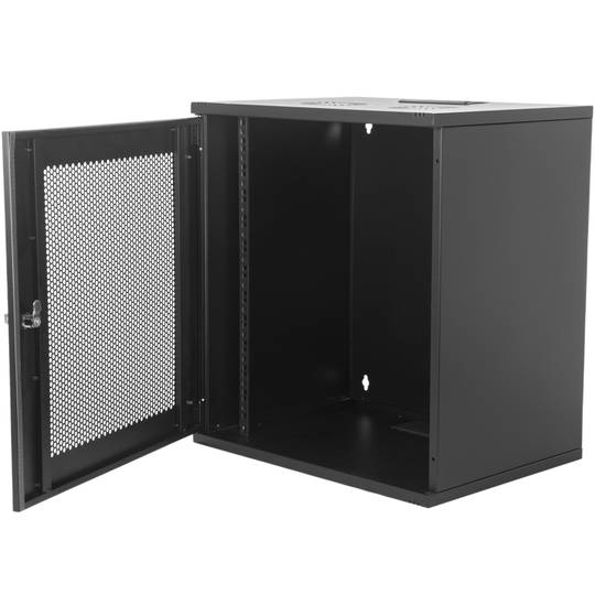 Rack19 a parete 12U F500 RackMatic SOHORack fai da te perforato