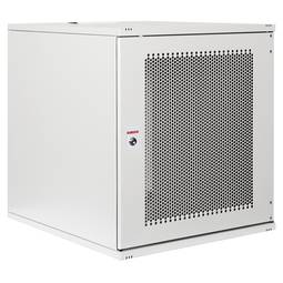 Rack19 montado na parede 12U F500 RackMatic SOHORack DIY branco perfurado