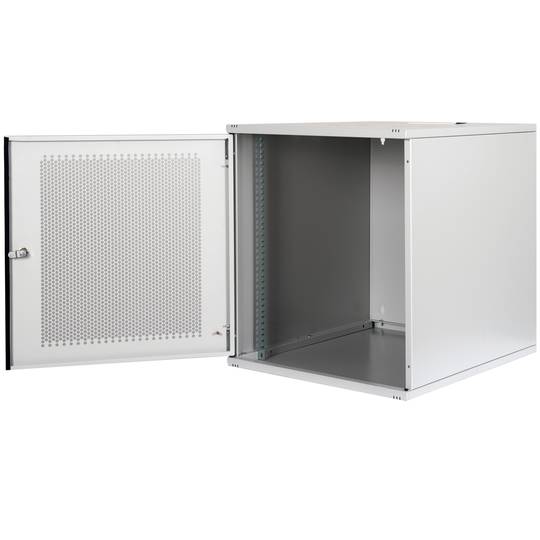 Rack19 mural 12U F500 RackMatic SOHORack DIY blanc Perforat