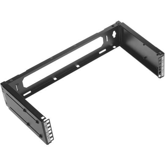 Rack structure 19” wall black 2U 500mm