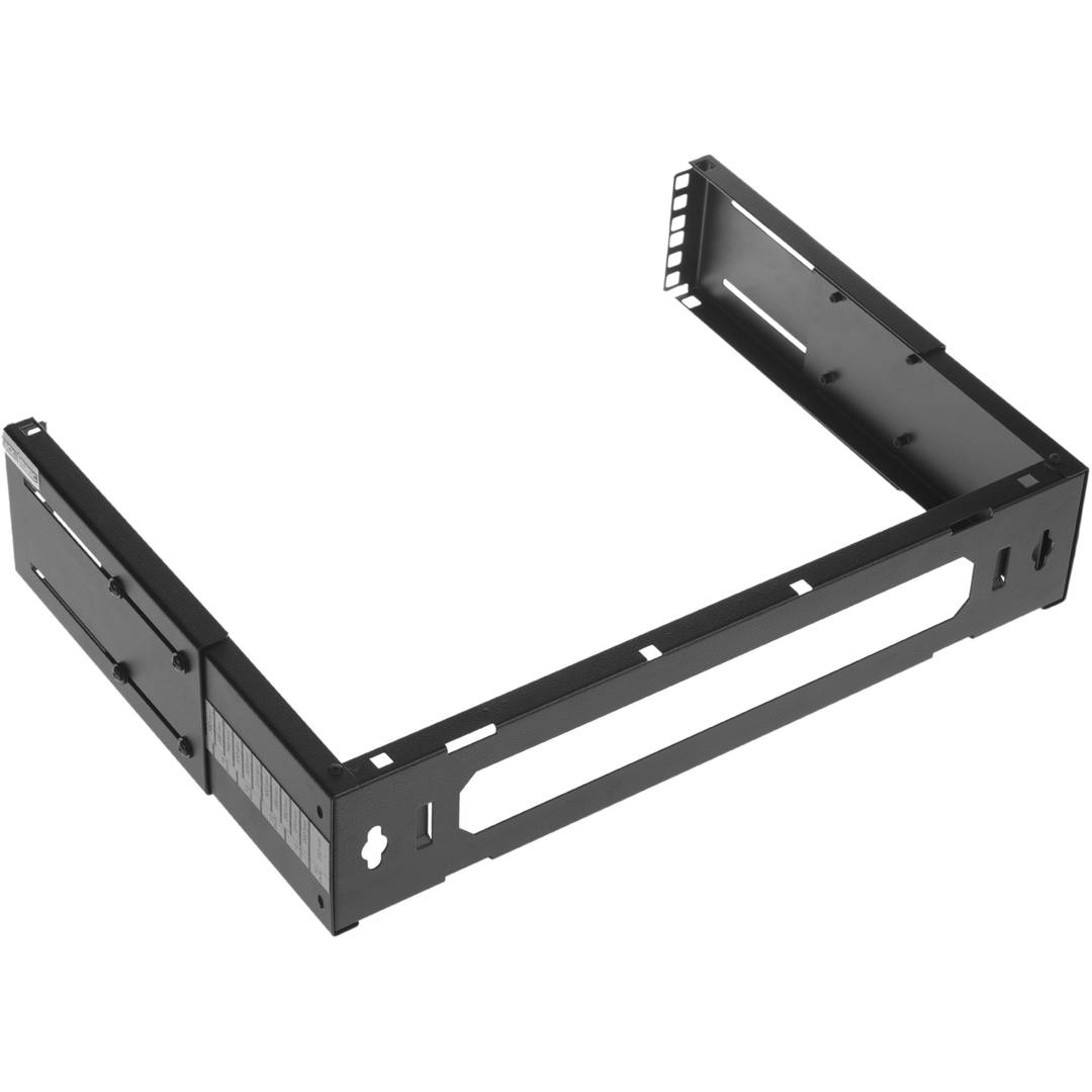 Rack structure 19” wall black 2U 500mm