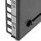 Rack structure 19” wall black 2U 500mm