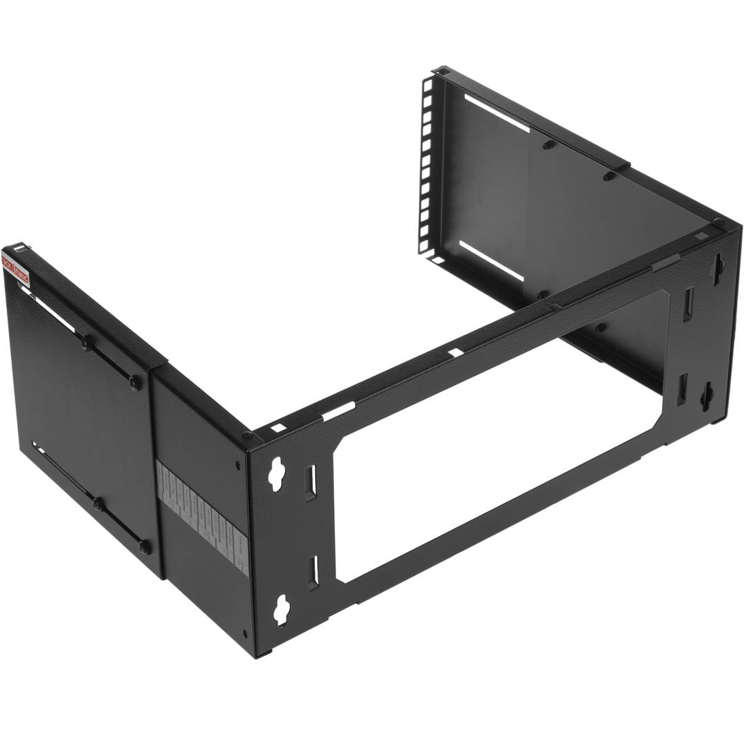 Rackstruktur 19” Wand schwarz 4HE 500mm