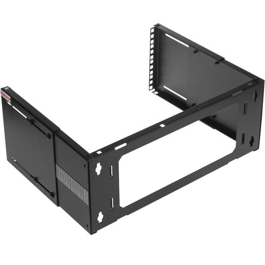 Rackstruktur 19” Wand schwarz 4HE 500mm