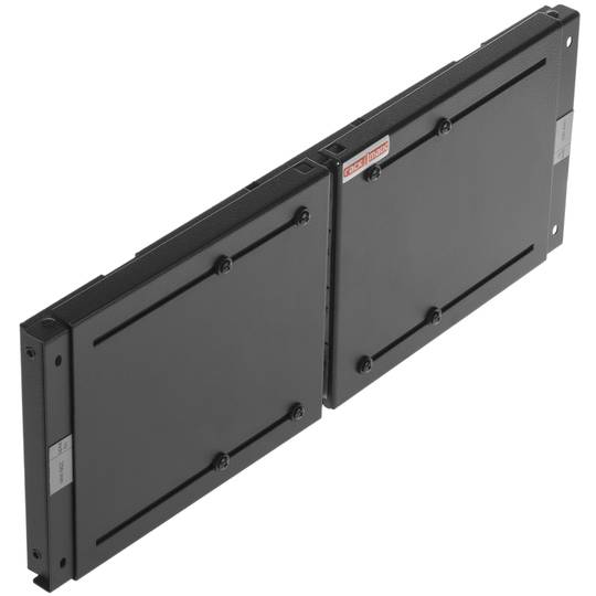 Rackstruktur 19” Wand schwarz 4HE 500mm