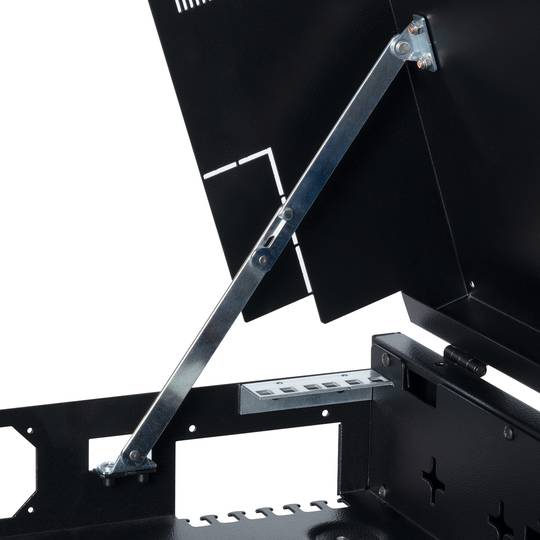 Wandrekkast 19'' 3U Verticaal + 2U horizontaal 525x475x155 SLIMbox zwart