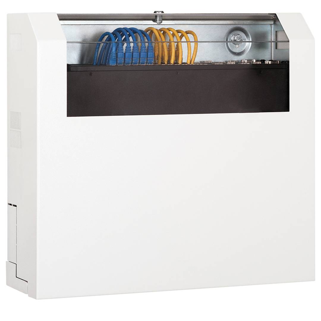 Wall rack cabinet 19'' 3U Vertical + 2U horizontal 525x475x155 SLIMbox white