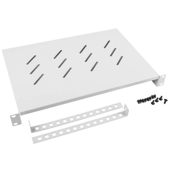 Plateau fixe blanc pour armoire rack 19