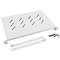 Plateau fixe blanc pour armoire rack 19