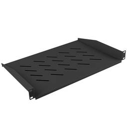 Kaseta stała do szafy rack 19" mocowanie frontu 1U 315 mm głęb. Lanberg AK-1008-B