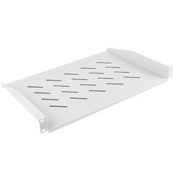 Plateau fixe blanc pour armoire rack 19" fixation frontale 1U profondeur 315 mm Lanberg AK-1008-S