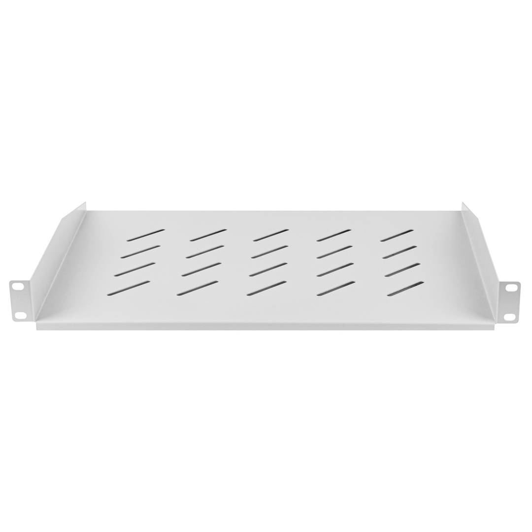 Safata fixa blanca per a armari rack 19