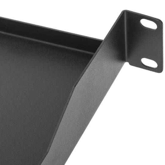 Fixed tray for rack cabinet 19
