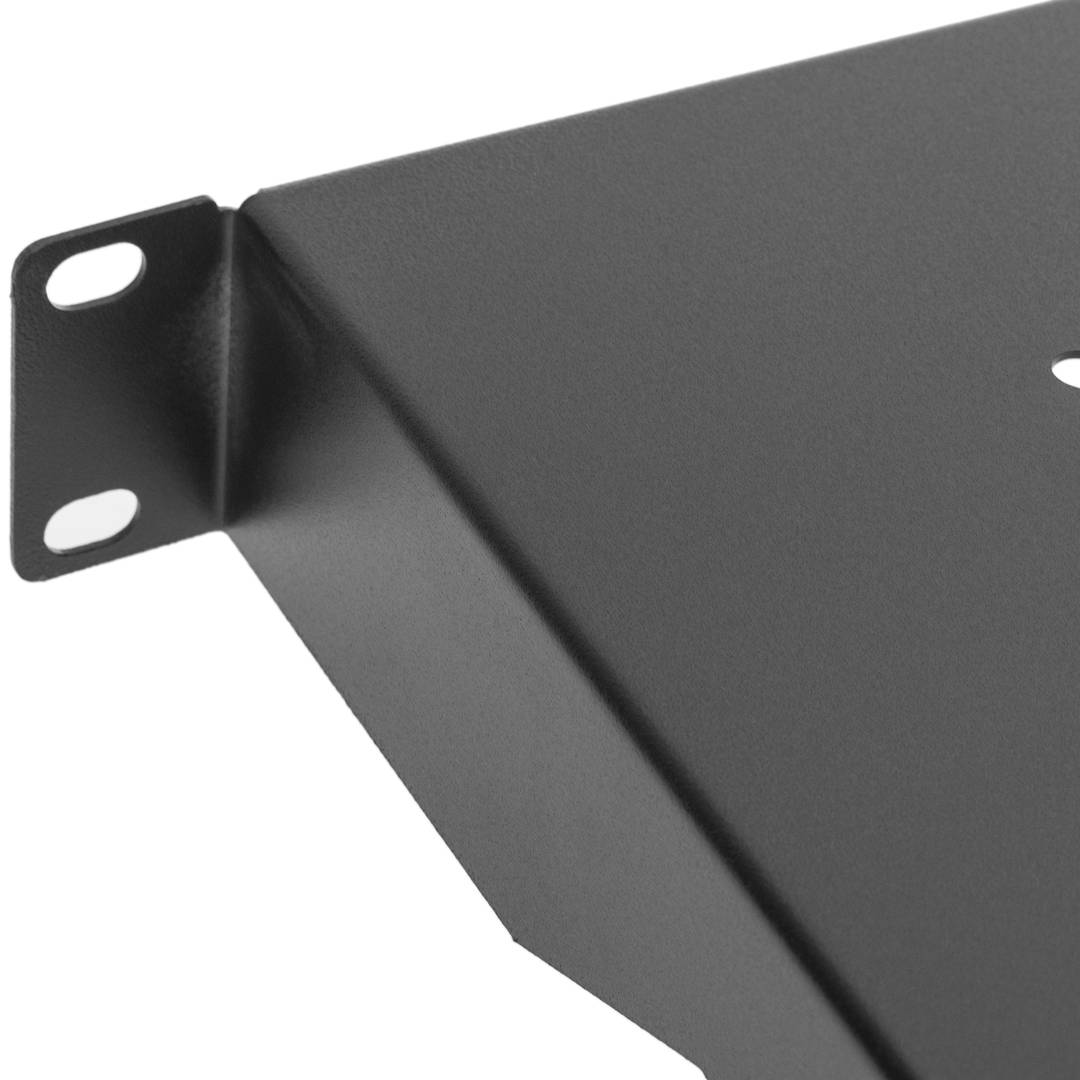 Fixed tray for rack cabinet 19