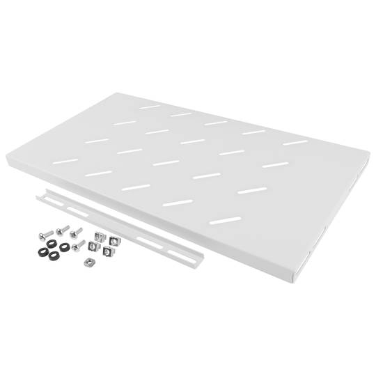 Biała kaseta stała do szafy rack 19