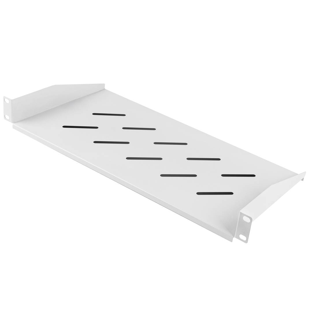 Fixed white shelf for 19