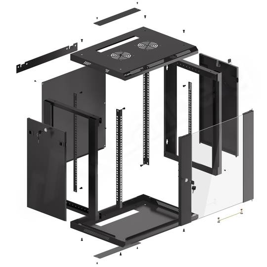 Armario Rack mural 19