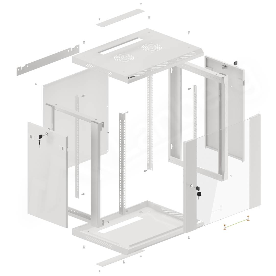 Armário Rack de Parede 19