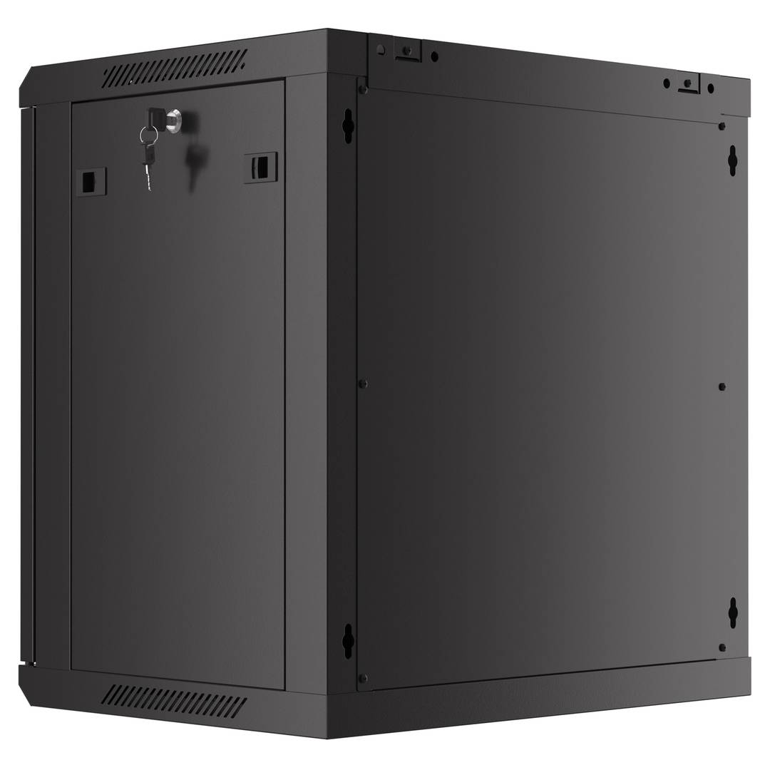 COMUTA - COFFRET 19'' PORTE VITREE 12U PROF 450MM NOIR MONTE