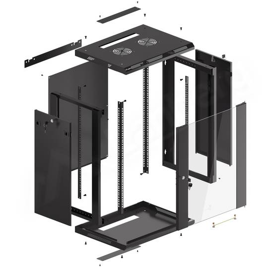 Armario Rack mural 19