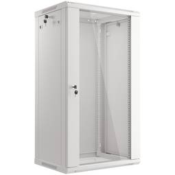 Szafa wisząca RACK 19" 22U F450 600x450x1085mm mur démonté DIY Biała Lanberg