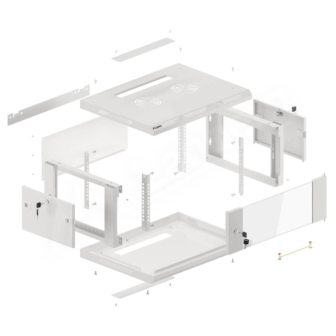 Armadio Rack a parete 19